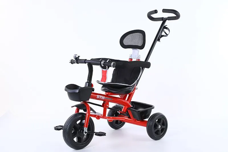 Kids Jwèt Ti bebe Multifonksyonèl Timoun Tricycle