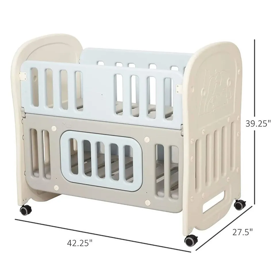 Sou entènèt jwèt Portable Baby Crib