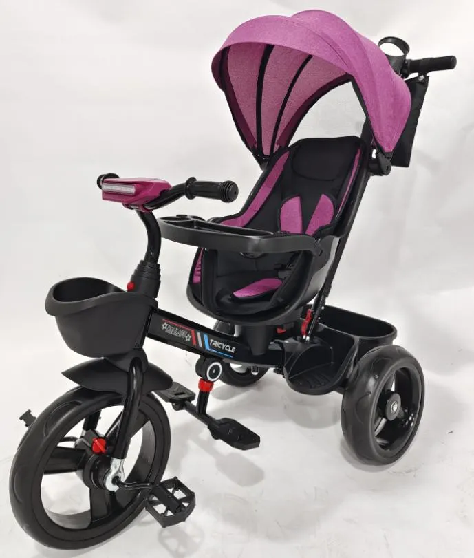 Timoun tricycle ak canopy